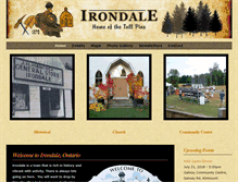 Tablet Screenshot of irondaleontario.ca